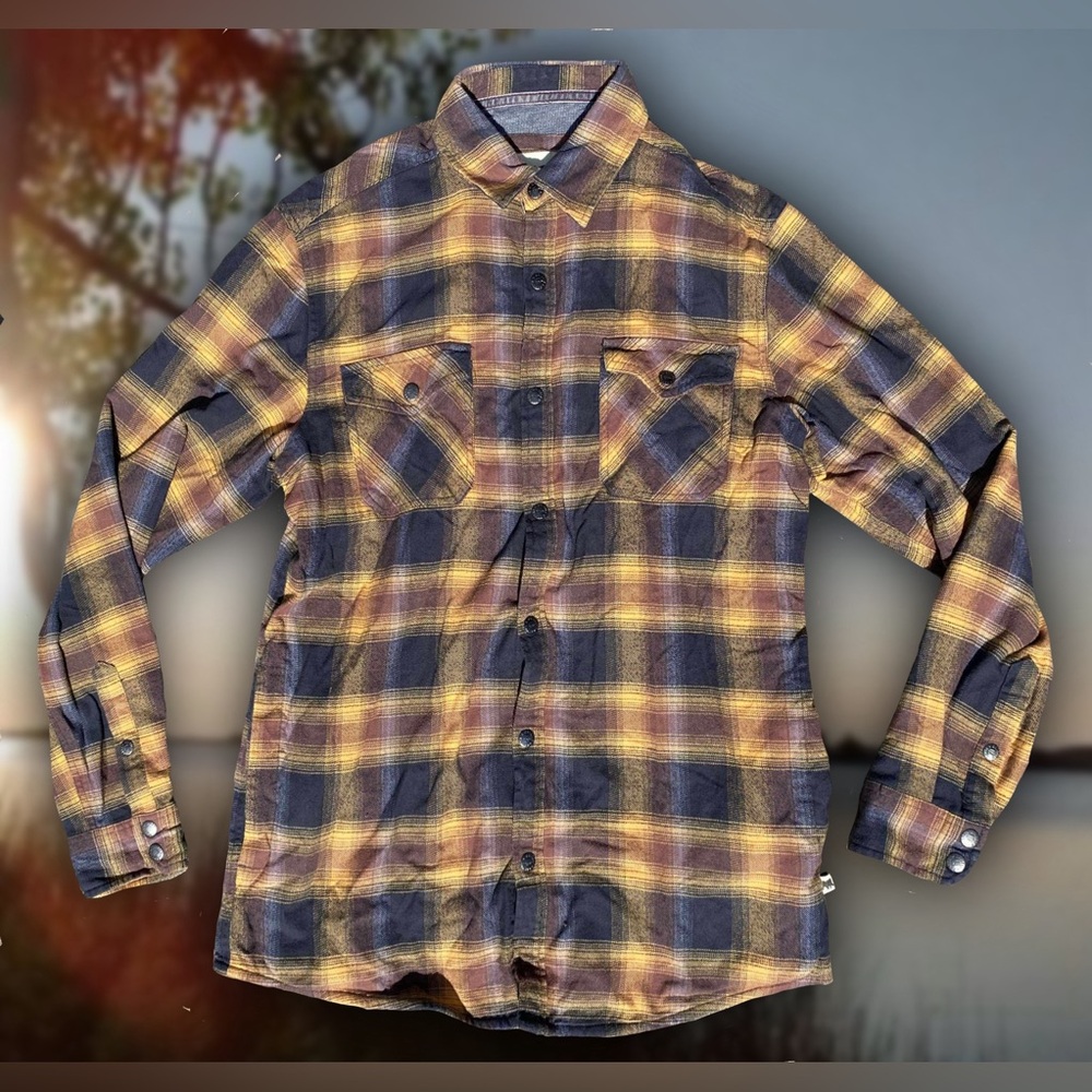 Dakota Grizzly Plaid Thermal Flannel Button Down Sz Mens L
